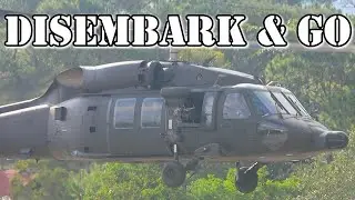 PHILIPPINE AIR FORCE BLACKHAWK Disembark & Go