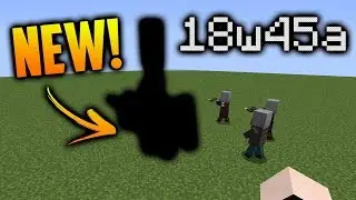 NEW UPDATE Minecraft 1.14 18w45a REVIEW // NEW MOB!! + CHANGELOG