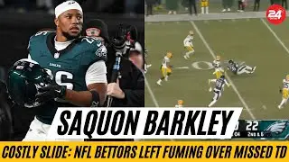 Saquon Barkley's unnecessary slide with a clear touchdown path cost so many NFL playoff bettors