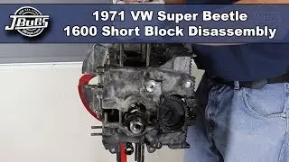 JBugs - 1971 VW Super Beetle - 1600 Short Block Disassembly
