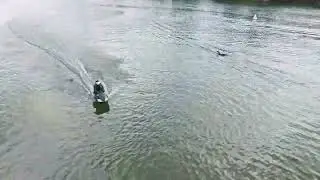 Le jet ski Krick (ex Robbe) de Gilles 14 juillet 2025 avec le Mod&egrave;le Club de Meaux, Mod&eacute;lisme naval