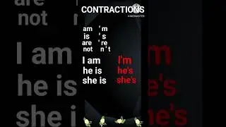 Contractions | Learning English