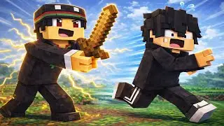 BEDWARS, MAS SÓ VALE ESPADA DE MADEIRA (foi difícil!!)