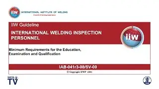 Nuovo regolamento IIW per Ispettori di saldatura