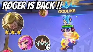 THE REAL 3 STAR ROGER GLORY LEAGUE X COMMANDER KAGURA!! UNLIMITED SHIELD!! MAGIC CHESS GO GO 