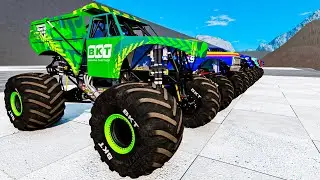 Epic High Speed Monster Truck Jumps & Crashes #176 | IMRU GM | BeamNG.Drive