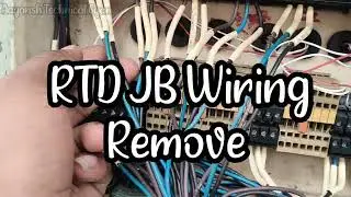 RTD Junction Box Remove Wiring | RTD Junction Box | Indection Motor Bearing & Winding Temperature JB