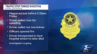 OSBI investigating after officer-involved shooting in Kiowa