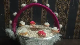 dry fruits decoration with item easily available at home | beautiful dry fruit packing tutorial