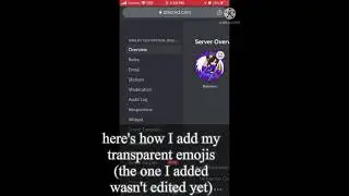 discord transparent emoji IOS tutorial