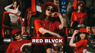 Red & Black Tone - Lightroom Mobile Preset|lightroom photo editing|Dark Red | lightroom mobile 