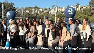 Reggie Smith Softball Complex Ribbon Cutting 🎉 Celebrating the Power of One at USD ⚾ #viralvideo