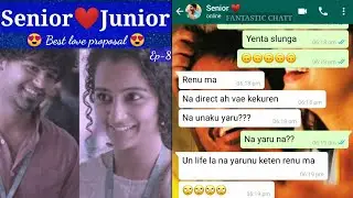 Senior❤Junior | Best love proposal| lovers WhatsApp chat | love chat | @FANTASTICCHATT