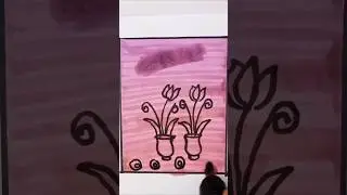 easy art 🥰 ll #reels #creativity  #easyartlover #flowerpott #trending #youtubeshorts #beautifulart