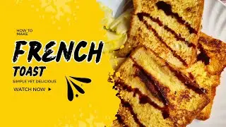 Only Have Bread and Eggs? Try This Healthy French Toast Recipe! 🍞🥚 Perfect for Breakfast!