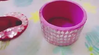  tape roll se bnaya beautiful box #art#viral #diy #foryou #viral#viralshorts#trending #youtubevideo