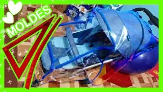 ¡ MOLDES ! -  PROTECTOR PARA COCHE DE BEBE  👶👶 | ANTI POLVO, LLUVIA☔ ☔OVID