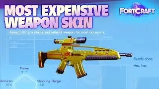 FORTCRAFT - BUYING THE MOST EXPENSIVE WEAPON SKIN!