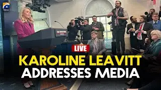 🔴 𝗟𝗶𝘃𝗲: White House Press Briefing: Karoline Leavitt Addresses Media | Geo News English