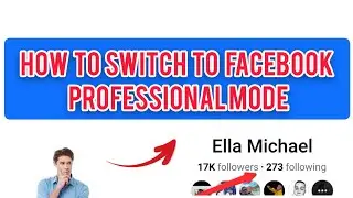 How to Switch to Facebook Professional Mode