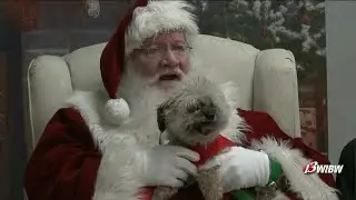 Santa visits Topeka pets at Helping Hands&rsquo; annual Santa Paws fundraiser