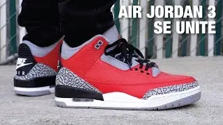 Air Jordan 3 SE UNITE Fire Red REVIEW & ON FEET
