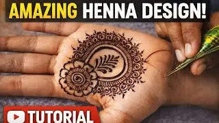 Aesthetic & Easy Mehndi Design |Front Hand Mehndi |  হাতের তালুর মেহেদি ডিজাইন ✨