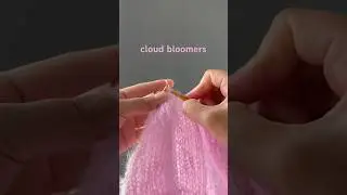 cloud bloomers knitted from mohair and silk yarn #handknitting #knitting #bloomers #mohair