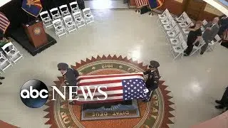 Family and friends attend public viewing for Sen. John McCain