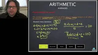 GRE Quant   Averages