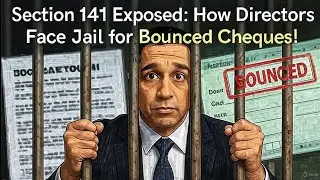 Section 141 Exposed: How Directors Face Jail for Bounced Cheques #chequebouncecase defence 2025