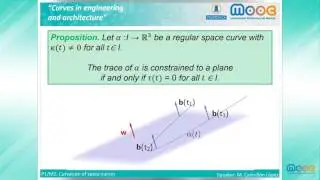 MOOC Curves 2.6: Torsion of space curves