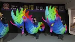 Inflatable Figures Seahorse For Parade Advertising Decorations