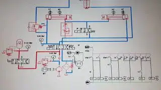 No. 22, #ElectroHydraulics, 2 speed #PressCircuit #SequenceValve, #HydraulicAccumulator, #Automation