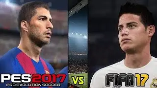 FIFA 17 vs PES 2017 - GAMEPLAY ITA