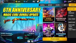 6th Anniversary Magic Cube Bundle Update Free Fire | New Magic Cube Store Bundle Free Fire