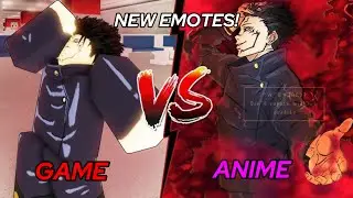 Every Jujutsu Shenanigans Emote vs Anime Comparison NEW EMOTES!
