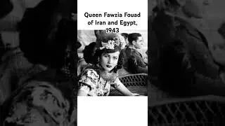 Queen Fawzia Fouad of Iran,  Egypt 1943 #history #queen #iran #egypt #1943 member of pahlavi dynasty
