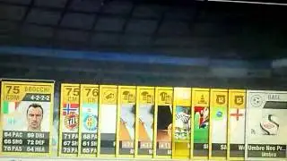 Gold pack opening FIFA 13