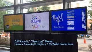 Zoll Summit   Custom Animated Graphics   MiMedia Productions