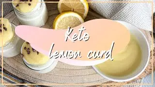 Keto lemon Curd facilísimo | La mejor crema de limón sin azúcar !!
