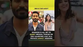 Social media is buzzing with intense rumours 📈❤️Online chatter suggests actor Dhanush is reportedly
