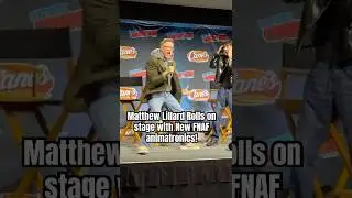 Мэтью Лиллард выходит на сцену с новыми аниматрониками FNAF! #fnaf #matthewlillard