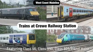 Trains at Crewe Railway Station | West Coast Mainline | August 2025 #trainspotting #crewe #wcml