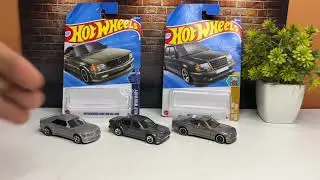 Mercedes-Benz 500E vs 560 SEC AMG by Hot Wheels