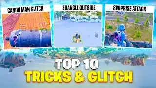 Top 10 Brand New 3.1 UPDATE Tricks And Glitch In BGMI | Erangle Outside | Bgmi Glitchs