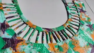 বিউটিফুল কামিজ গলার ডিজাইন কাটিং ও সেলাই। 2022 Neck Design Cutting And Stitching