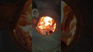 Turkish bukhari installing || turkish bukhari in kashmir  #kashmir #bukhari #fireplace