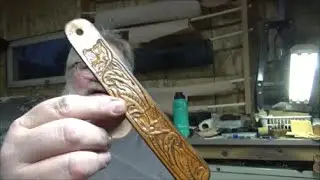 Leather bookmark