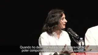 Biennale Teatro 2016 - Meeting with Angélica Liddell